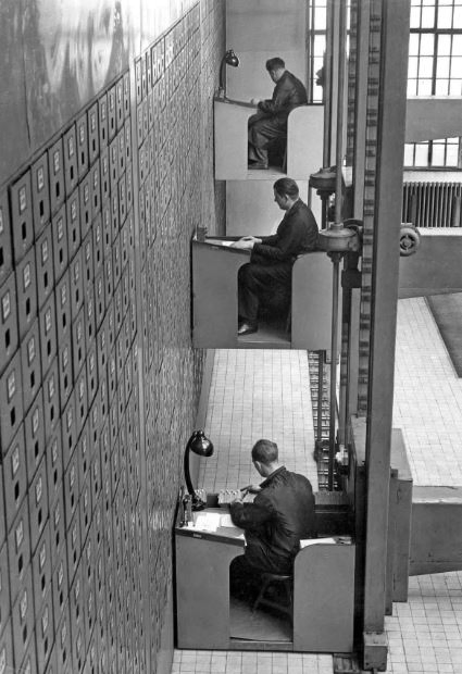 The offices of the Central Social Institution of Prague, April 26, 1937